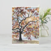 Original Rote Treppe Kunst auf Blank Karte (Stehend Vorderseite)