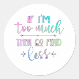 Original Runder Aufkleber