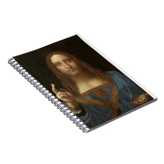Original Salvator Mundi von Leonardo da Vinci Notizblock (Rechte Seite)