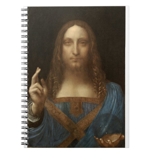 Original Salvator Mundi von Leonardo da Vinci Notizblock (Vorderseite)
