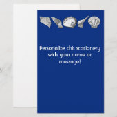 Original Seashell Collection Kunst Briefpapier (Vorne/Hinten)