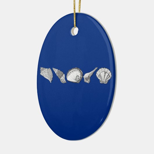 Original Seashell Collection Kunst Keramik Ornament (Links)