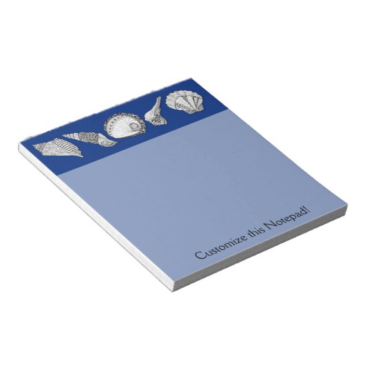 Original Seashell Collection Kunst Notizblock (angewinkelt)