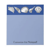 Original Seashell Collection Kunst Notizblock (Vorderseite)
