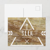 Original SEEK Collection Schatzsuche Post Card. Postkarte (Vorne/Hinten)