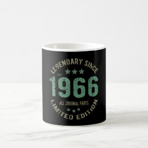 Original seit 1966 Vintage-Legende Geburtstagsgesc Kaffeetasse