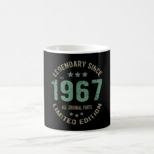 Original seit 1967 Vintage-Legende Geburtstagsgesc Kaffeetasse
