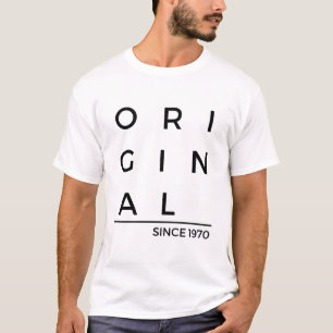 Original seit 1970 Geburtstag T-Shirt