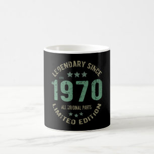 Original seit 1970 Vintage-Legende Geburtstagsgesc Kaffeetasse