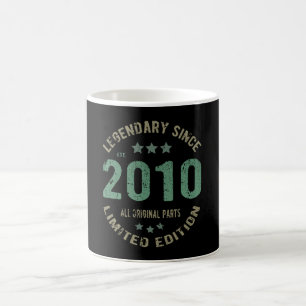 Original seit 2010 Vintage-Legende Geburtstagsgesc Kaffeetasse
