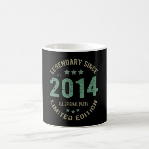 Original seit 2014 Vintage Legend Geburtstagsgesch Kaffeetasse