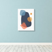 Original Simple Art Abstrakt Prints Leinwanddruck (Insitu (Holzboden))