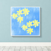 Original Simple Art Blue Prints Leinwanddruck (Insitu (Holzboden))