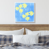 Original Simple Art Blue Prints Leinwanddruck (Insitu (Schlafzimmer))