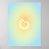 Original Simple Art Conch Prints Poster (Vorne)