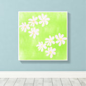Original Simple Art Green Prints Leinwanddruck (Insitu (Holzboden))
