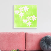 Original Simple Art Green Prints Leinwanddruck (Insitu (Wohnzimmer))