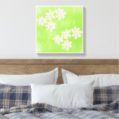 Original Simple Art Green Prints Leinwanddruck (Insitu (Schlafzimmer))