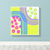 Original Simple Art Green Prints Leinwanddruck (Insitu (Holzboden))