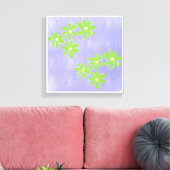 Original Simple Art Lila Prints Leinwanddruck (Insitu (Wohnzimmer))