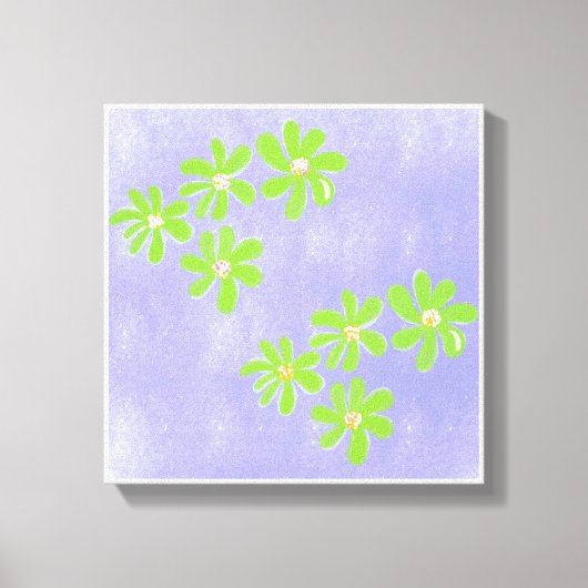Original Simple Art Lila Prints Leinwanddruck (Vorderseite)