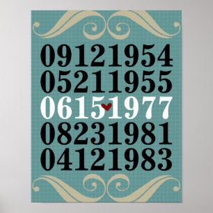 Original Special Dates Poster