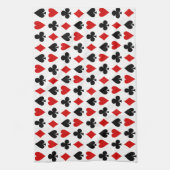 Original Spielkarten Diamant Club Herzlich Willkom Geschirrtuch (Vertikal)