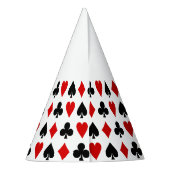 Original Spielkarten Diamant Club Herzlich Willkom Partyhütchen (Rückseite)