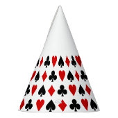 Original Spielkarten Diamant Club Herzlich Willkom Partyhütchen (Links)