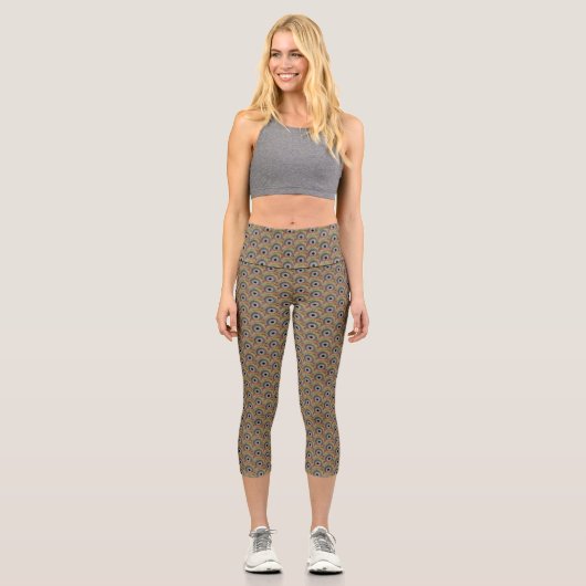 Original spin art capri leggings (Vorderseite)