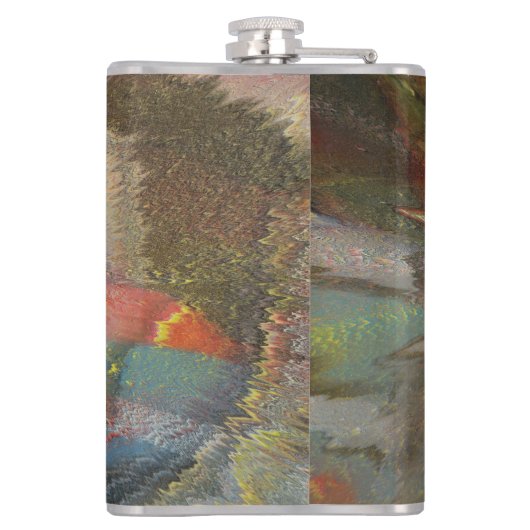 Original spin art flachmann (Rückseite)