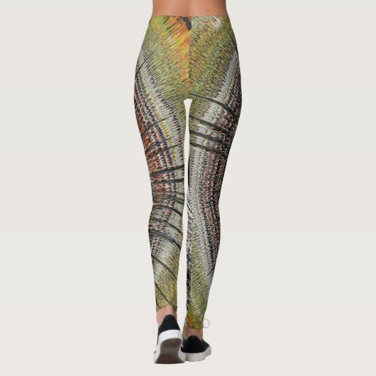 Original spin art leggings (Rückseite)