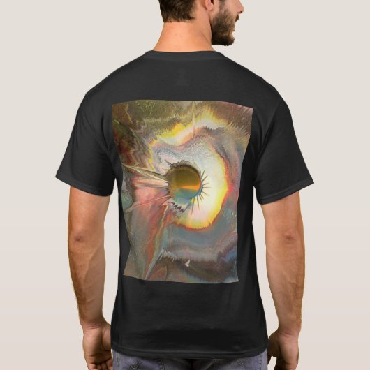 Original spin art T-Shirt (Rückseite)