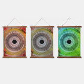 Original spin art wandteppich mit holzrahmen (Dreifach)