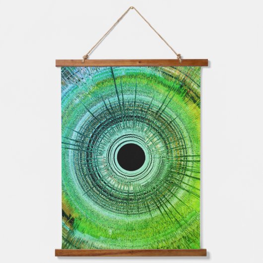 Original spin art wandteppich mit holzrahmen (Vorderseite 3)