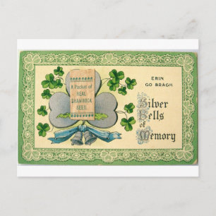 Original St. Patrick's Day vintage irische Ziehung Postkarte