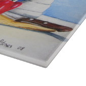 Original Stillleben Gemälde für Vegatables Schneidebrett (Ecke)