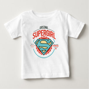 Original Supergirl-Vintag-Logo-Abzeichen Baby T-shirt