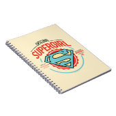 Original Supergirl Vintage Logo Badge Notizblock (Rechte Seite)