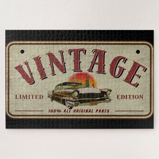 Original-Teile für Vintage Fahrzeuge in limitierte Puzzle (Horizontal)