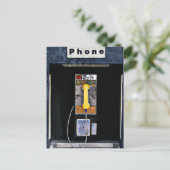Original-Telefonzelle Postkarte (Stehend Vorderseite)