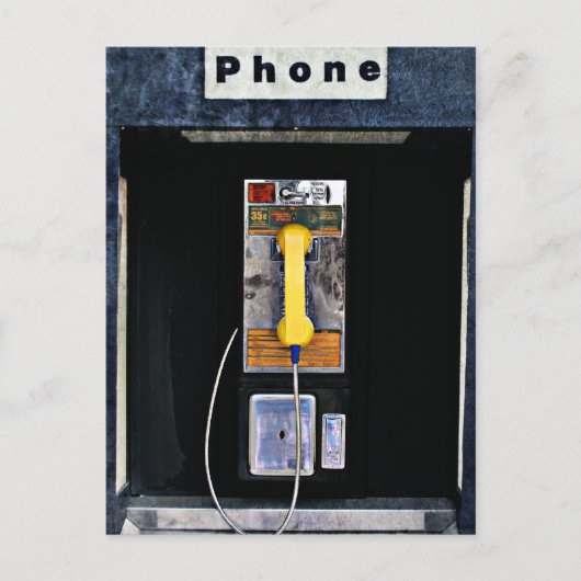 Original-Telefonzelle Postkarte (Vorderseite)