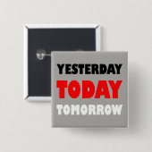 Original Text positive Design Words Button (Vorne & Hinten)