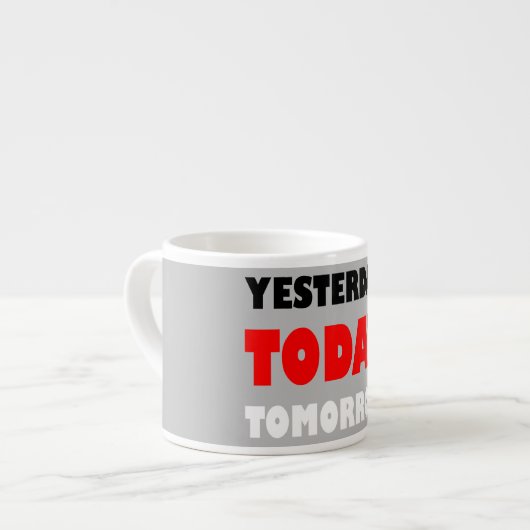 Original Text positive Design Words Espressotasse (Vorderseite Links)