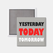 Original Text positive Design Words Magnet (Vorderseite/Rückseite)