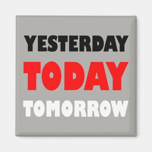Original Text positive Design Words Magnet (Vorne)