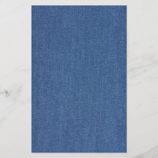 Original Textilienblau-Mode-Jeans denim Briefpapier (Vorderseite)