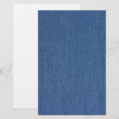 Original Textilienblau-Mode-Jeans denim Briefpapier (Vorne/Hinten)