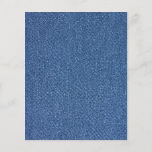 Original Textilienblau-Mode-Jeans denim Flyer (Hinten)