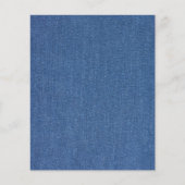 Original Textilienblau-Mode-Jeans denim Flyer (Vorne)